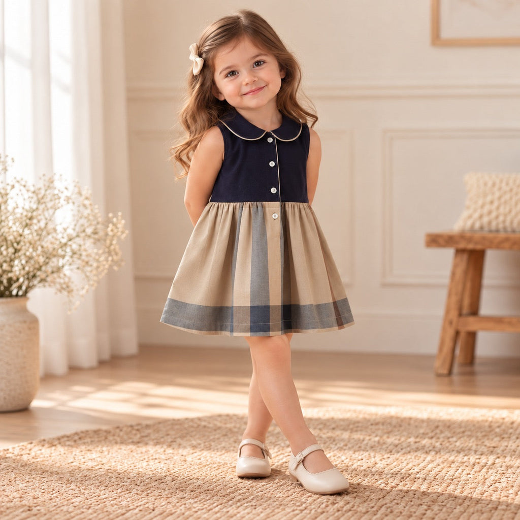 Adele Vintage Style Girls' Dress