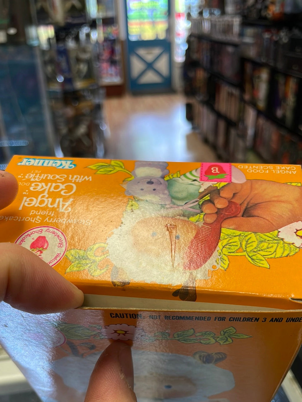 Angel Cake with Souffle (Vintage Strawberry Shortcake, Kenner) Open Box
