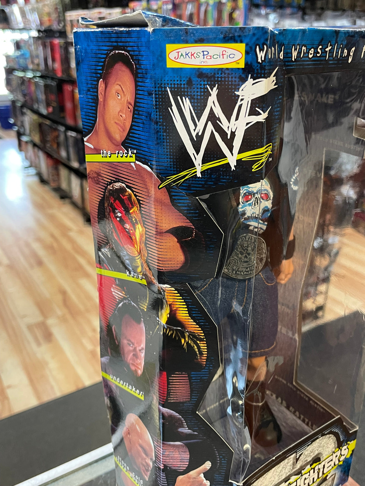 Federation Fighters Stone Cold Steve Austin (Vintage WWF, Jakks Pacific) **SEALED**