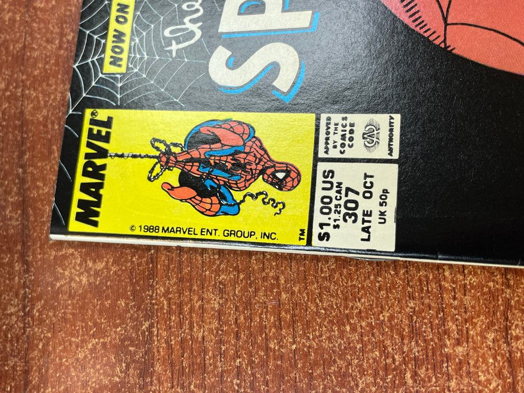 Amazing Spider-Man #307 -McFarlane CHameleon- (Marvel, Comics)