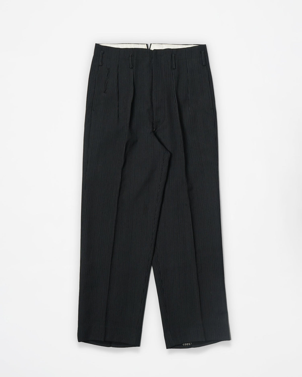 1960’s Stripe Wool Trousers / Size: 29