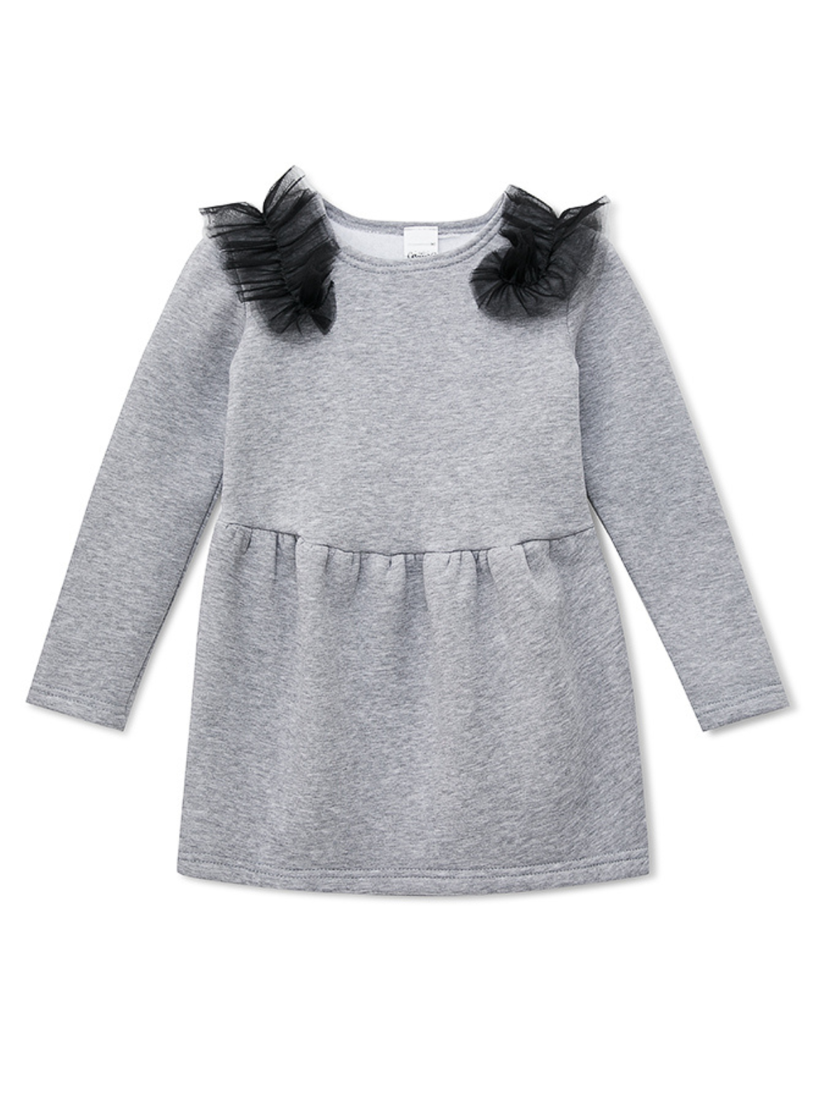 Adorable Grey Casual Tunic by Kids Couture