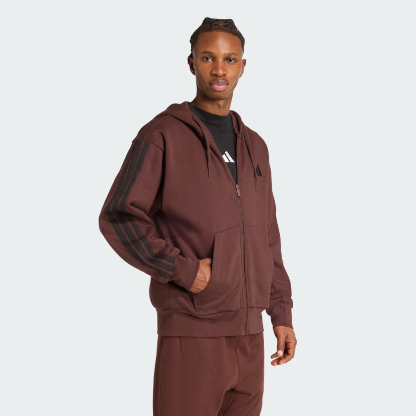 Men's adidas Essentials 3-Stripes Fleece Hoodie
