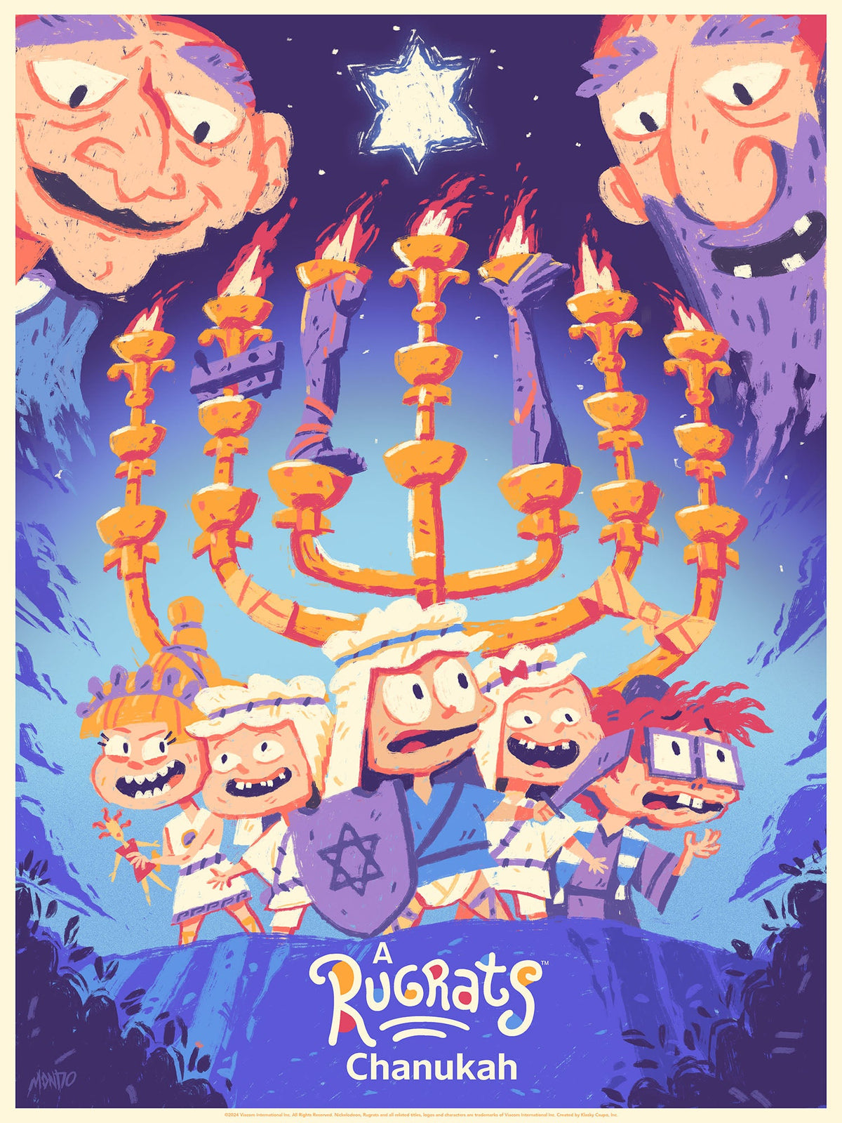 A Rugrats Chanukah Poster