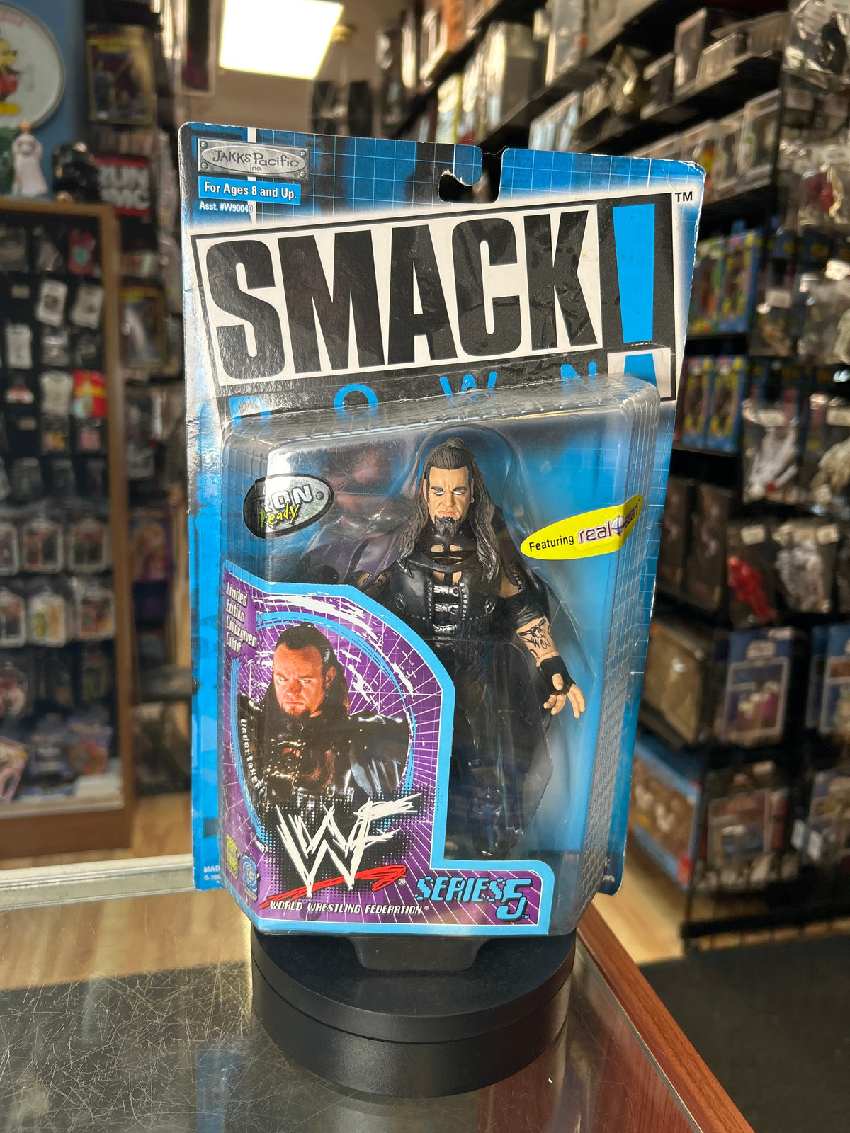 Undertaker -Titan Tron Smackdown- (Vintage WWE, Jakks) **SEALED**