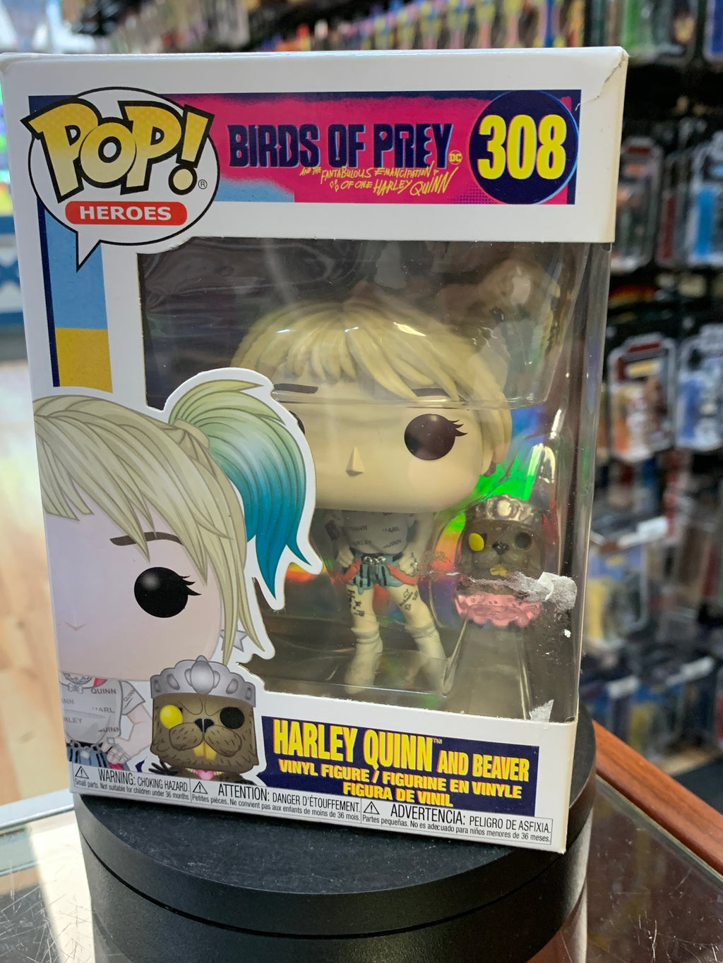 Harley Quinn and Beaver #308 (Funko Pop, DC Comics)
