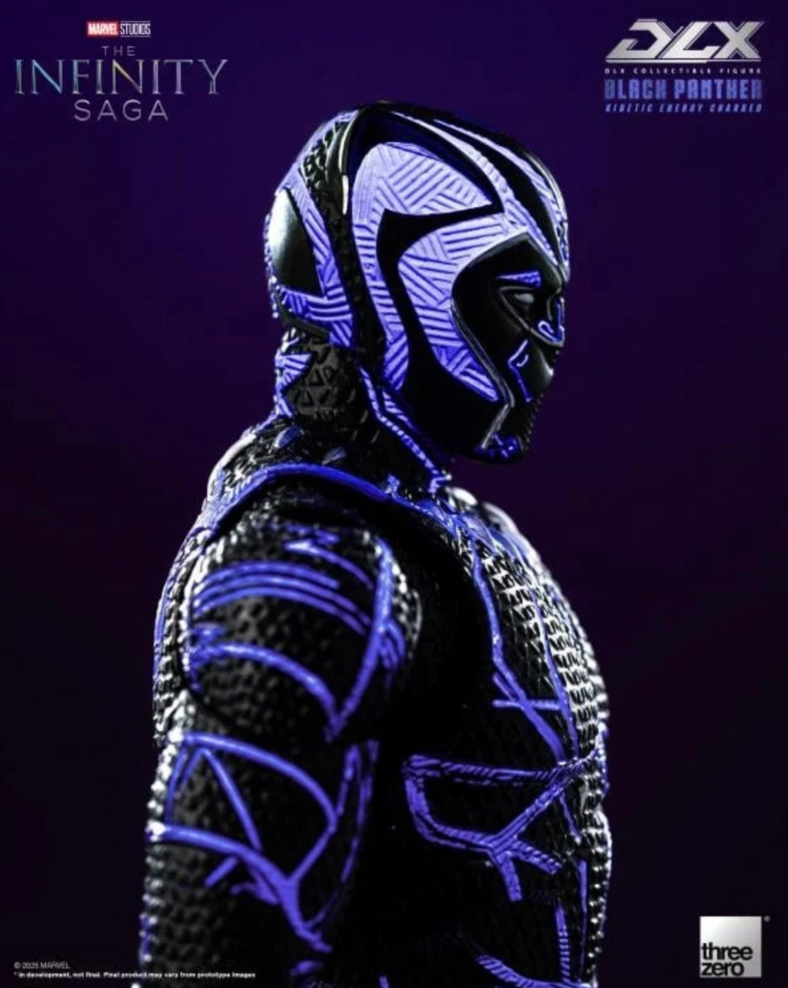Black Panther Kinetic Charge DLX Marvel The Infinity Saga Action Figure by Threezero