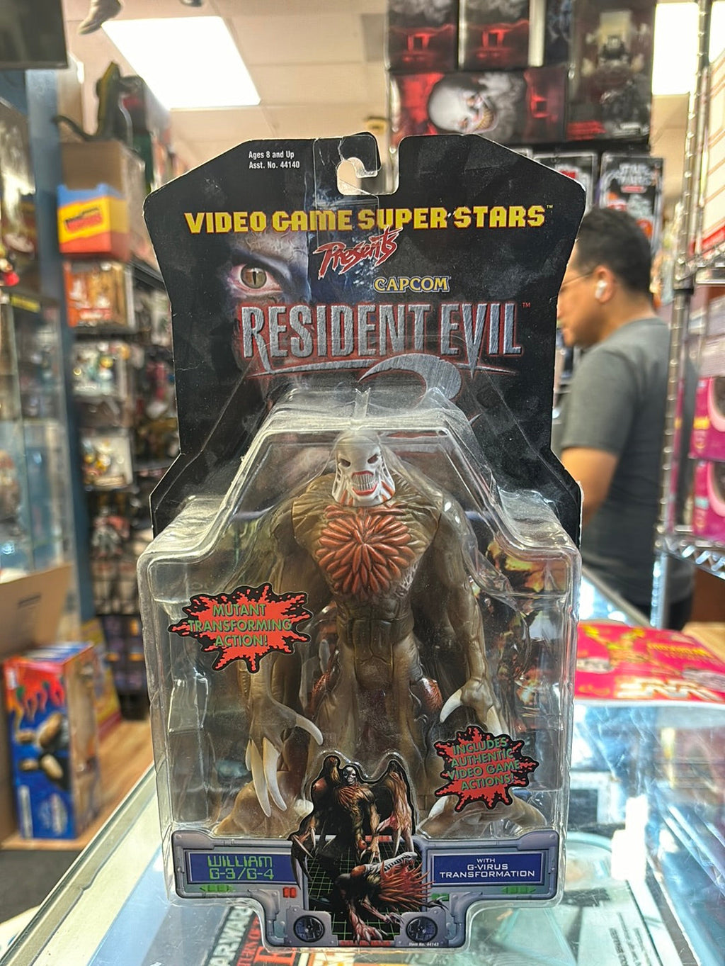 William G-3/G-4 (Vintage Resident Evil 2, Toybiz) OPENED