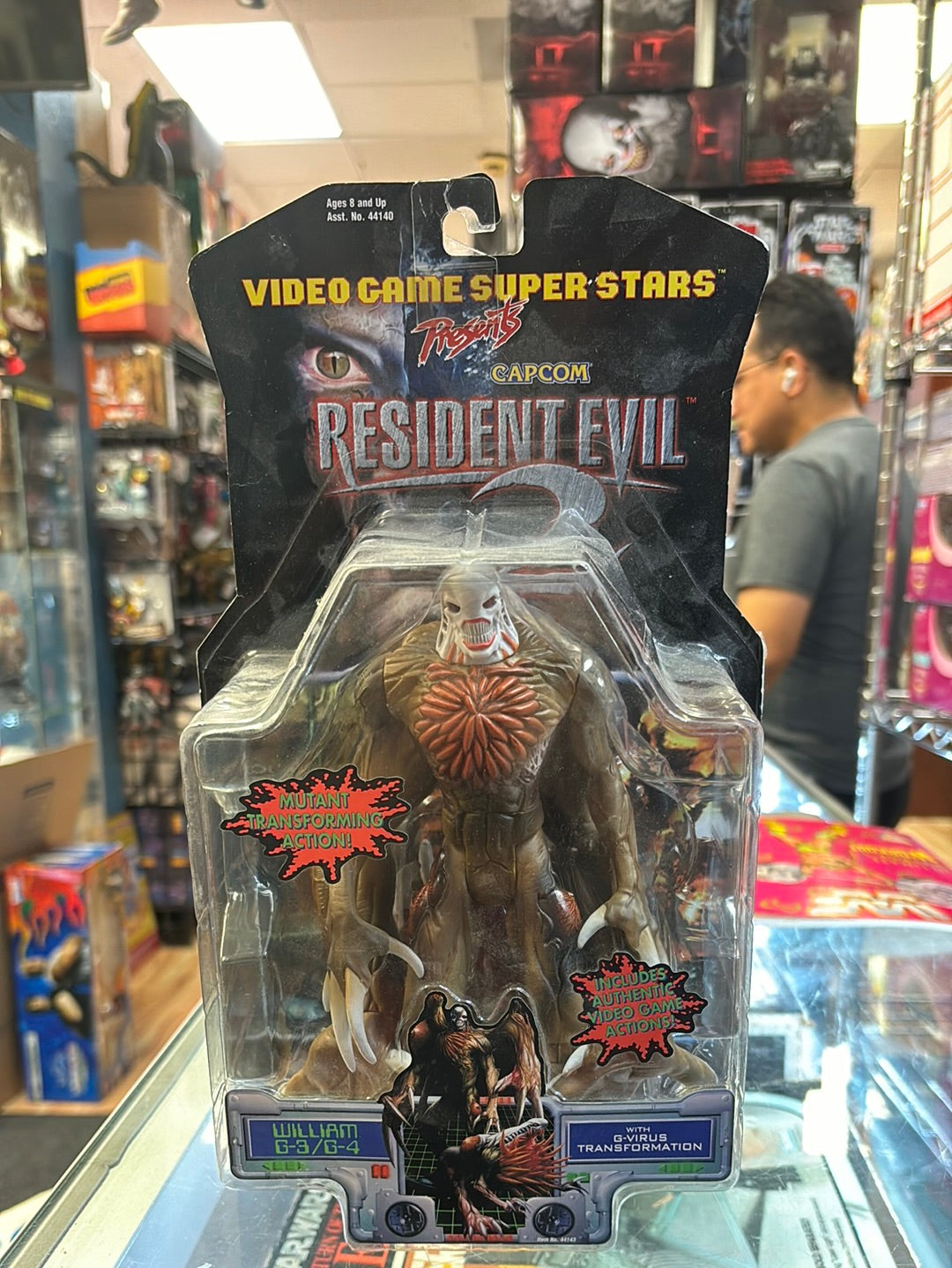 William G-3/G-4 (Vintage Resident Evil 2, Toybiz) OPENED