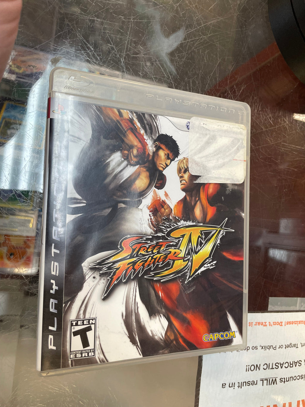 Street Fighter IV (Sony Playstation PS3, Video Games) **TESTED**