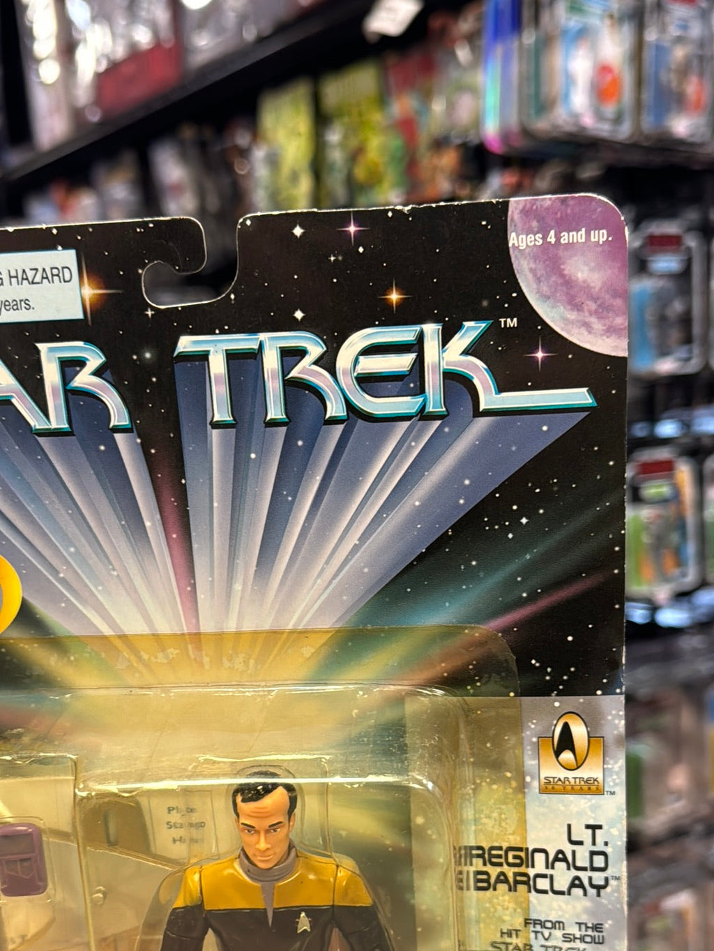 LT Reginald Barclay LE 3,000 (Vintage Star Trek, Playmates) SEALED