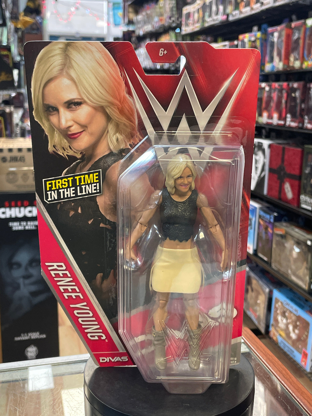 Renne Young First Time (WWE Basics, Mattel) **SEALED**