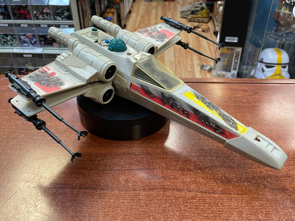Battle Damage X-Wing Fighter With Stickers (Vintage Star Wars ESB, Kenner)