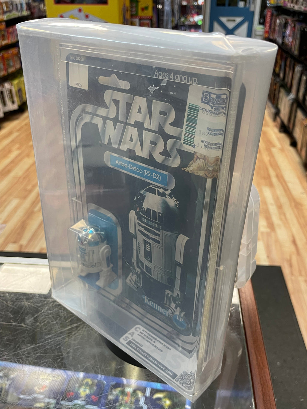 R2-D2 Artoo Detoo 12A Back (Vintage Star Wars, Kenner) GRADED