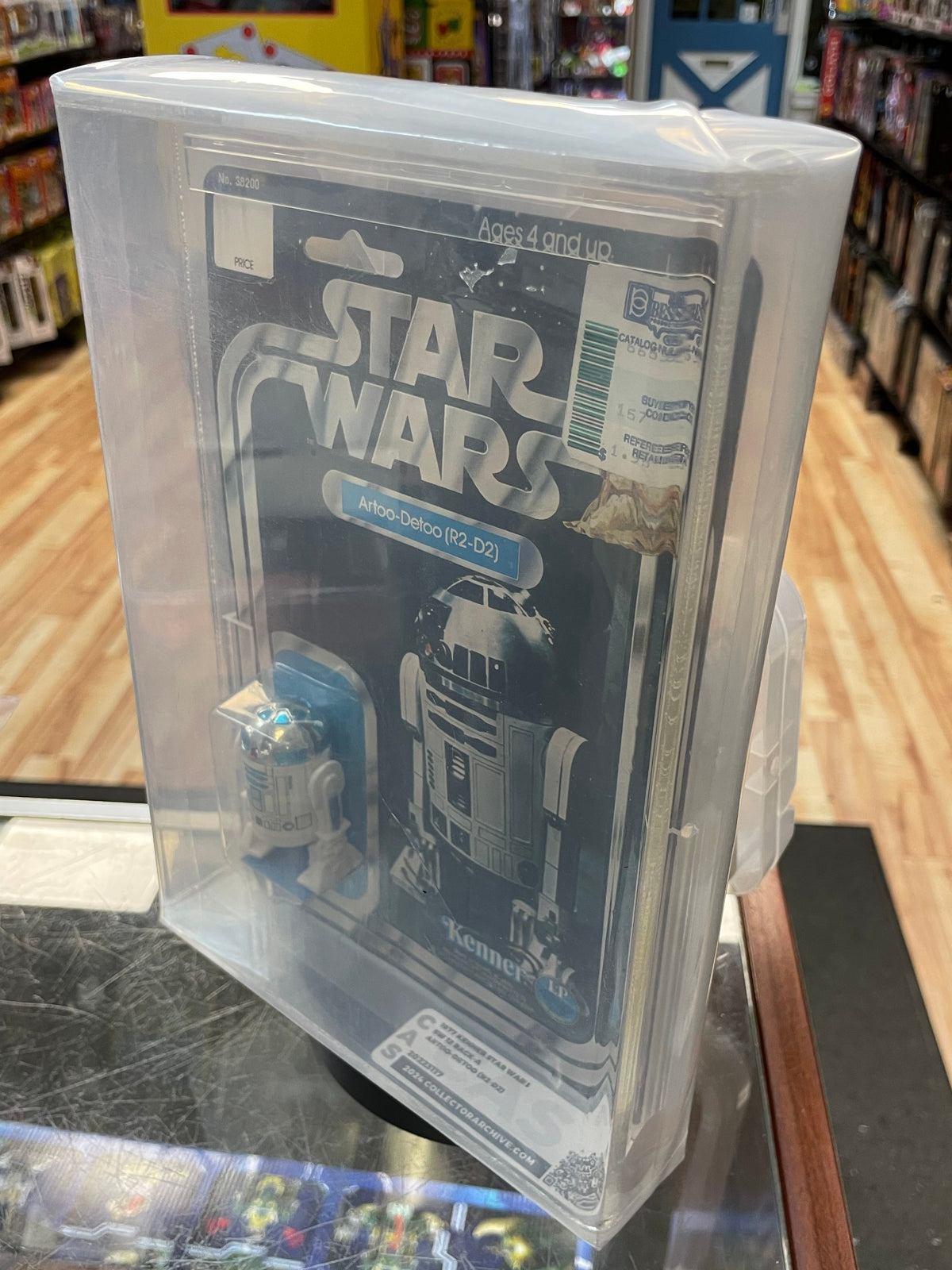R2-D2 Artoo Detoo 12A Back (Vintage Star Wars, Kenner) GRADED