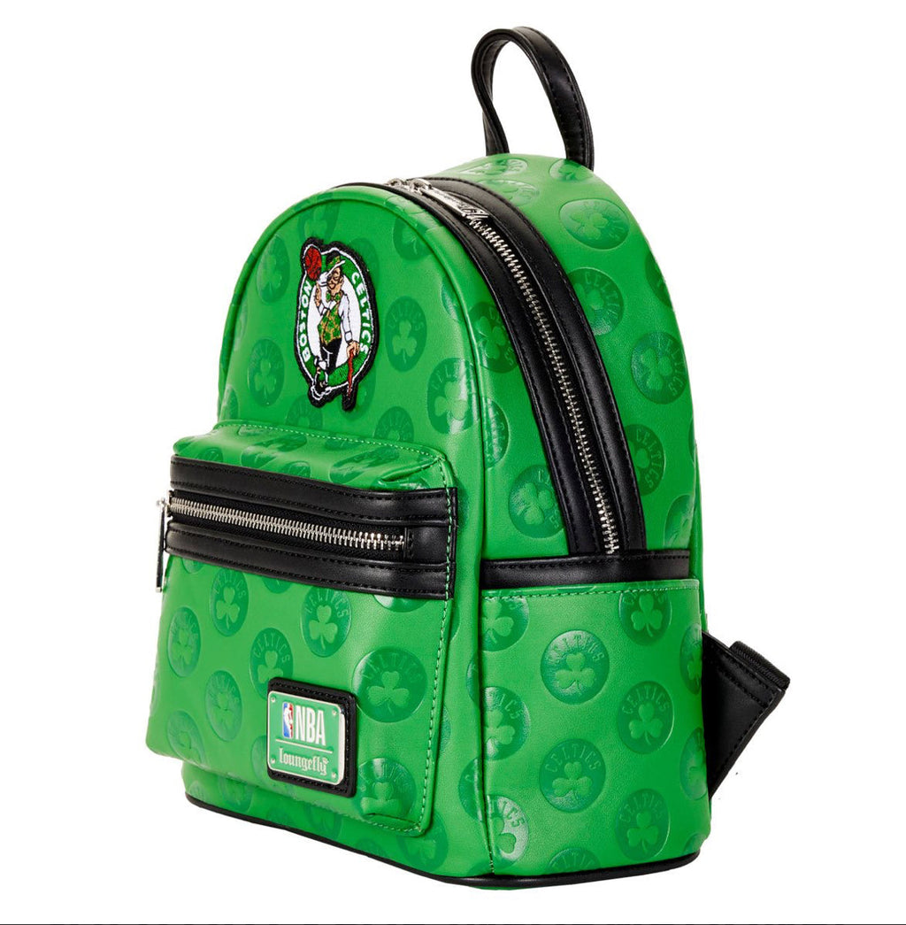 NBA Boston Celtics Debossed Logo Mini Sports Backpack by Loungefly