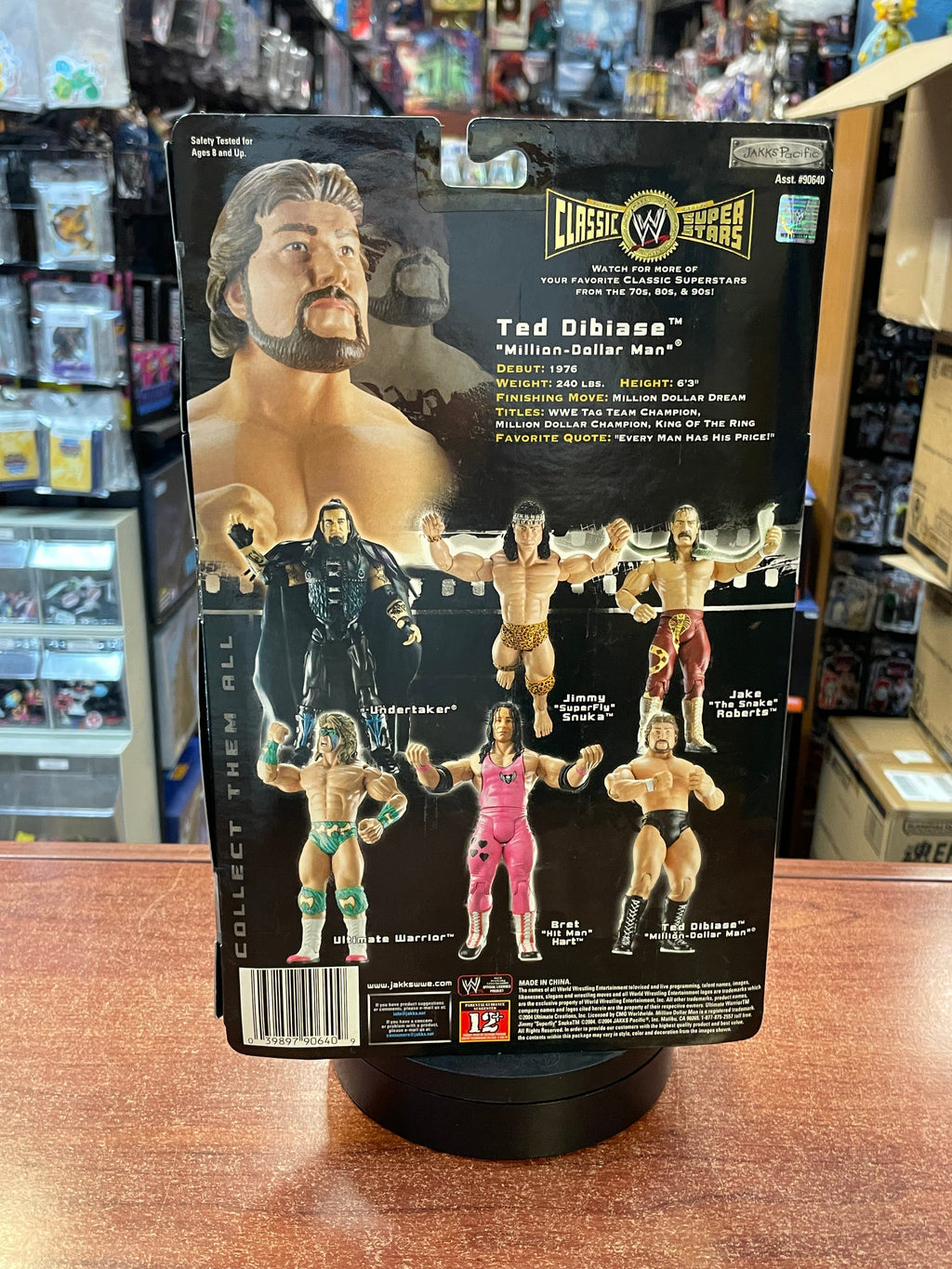 Ted Dibiase  (WWF Classic Superstars, Jakks) **SEALED**