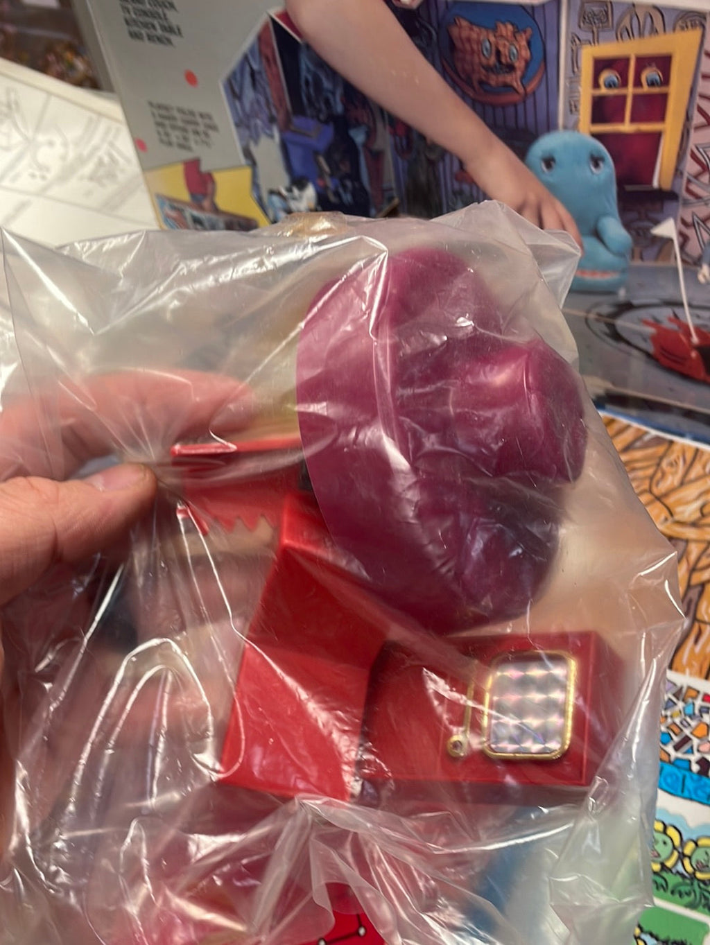 Pee Wee’s Playhouse (Matchbox, Vintage Pee Wee Herman) Unused Contents