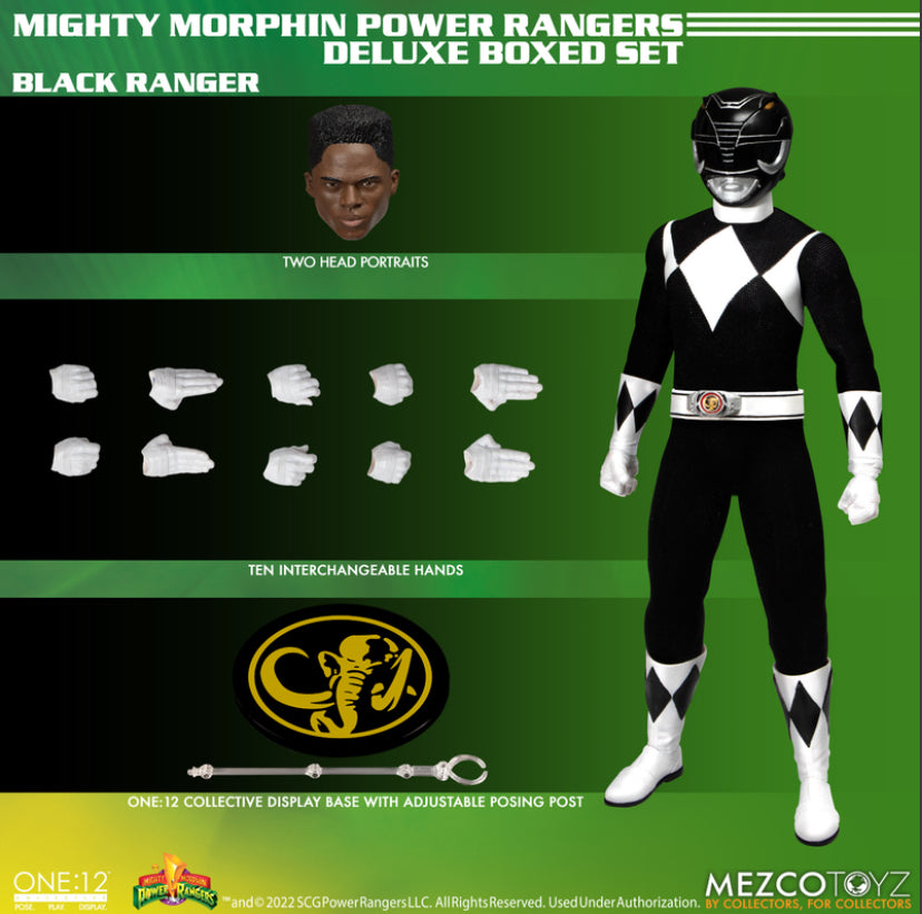Mezco Toyz One:12 Collective Mighty Morphin' Power Rangers Deluxe Boxed Set