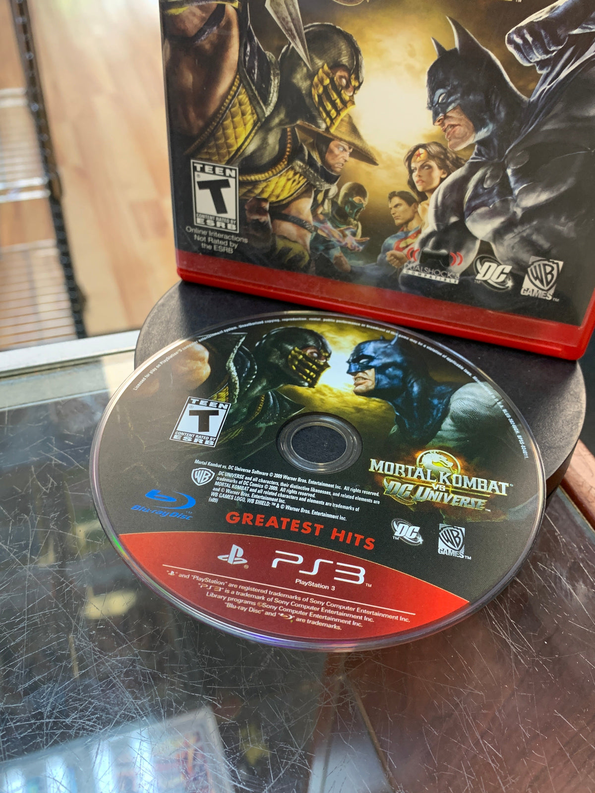 DC Universe vs Mortal Kombat (Sony Playstation PS3, Video Games) **TESTED**