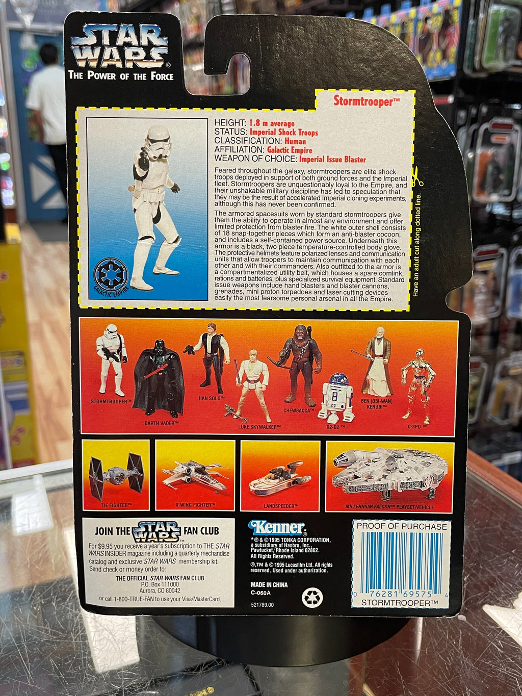 Stormtrooper (Vintage Star Wars, The Power of the Force) SEALED