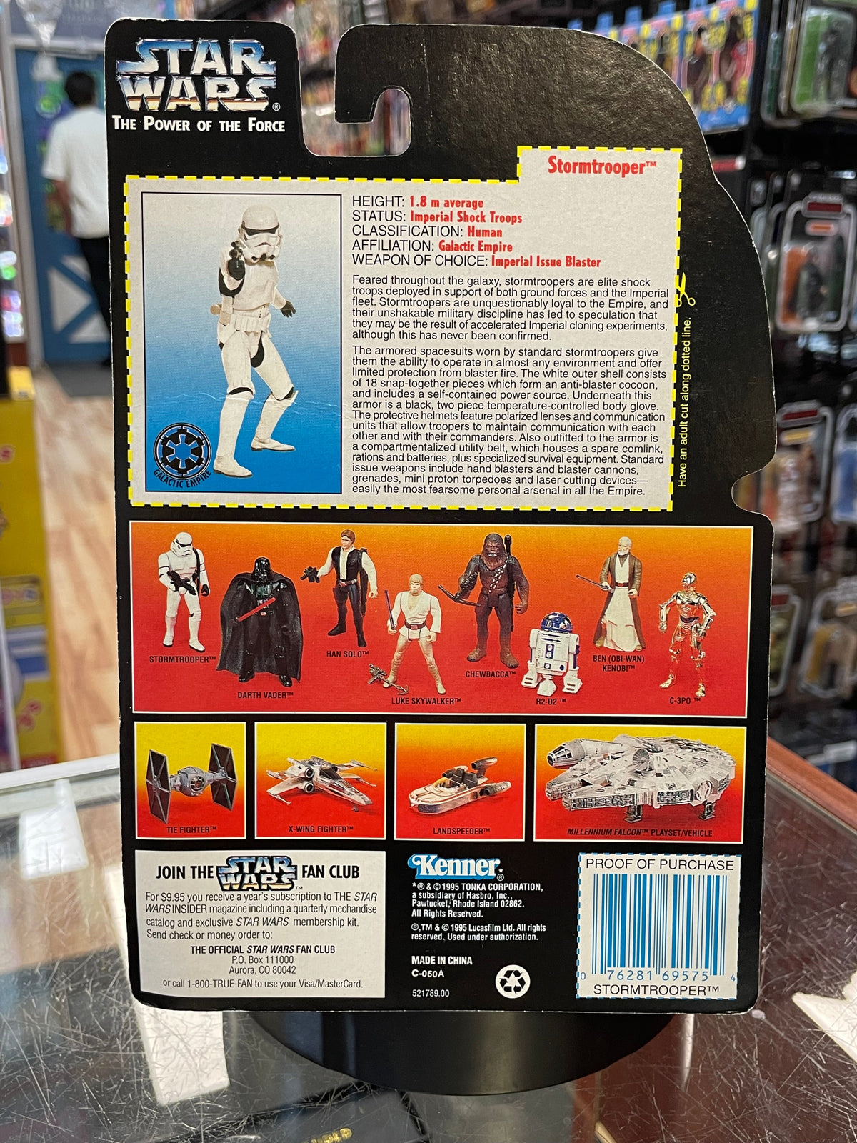 Stormtrooper (Vintage Star Wars, The Power of the Force) SEALED
