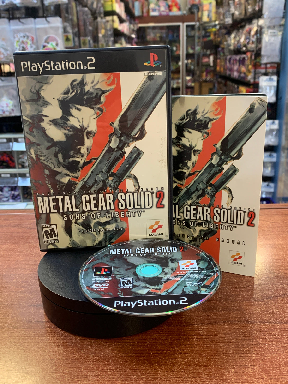 Metal Gear Solid 2 (PS2 Sony Playstation, Video Game) **TESTED**