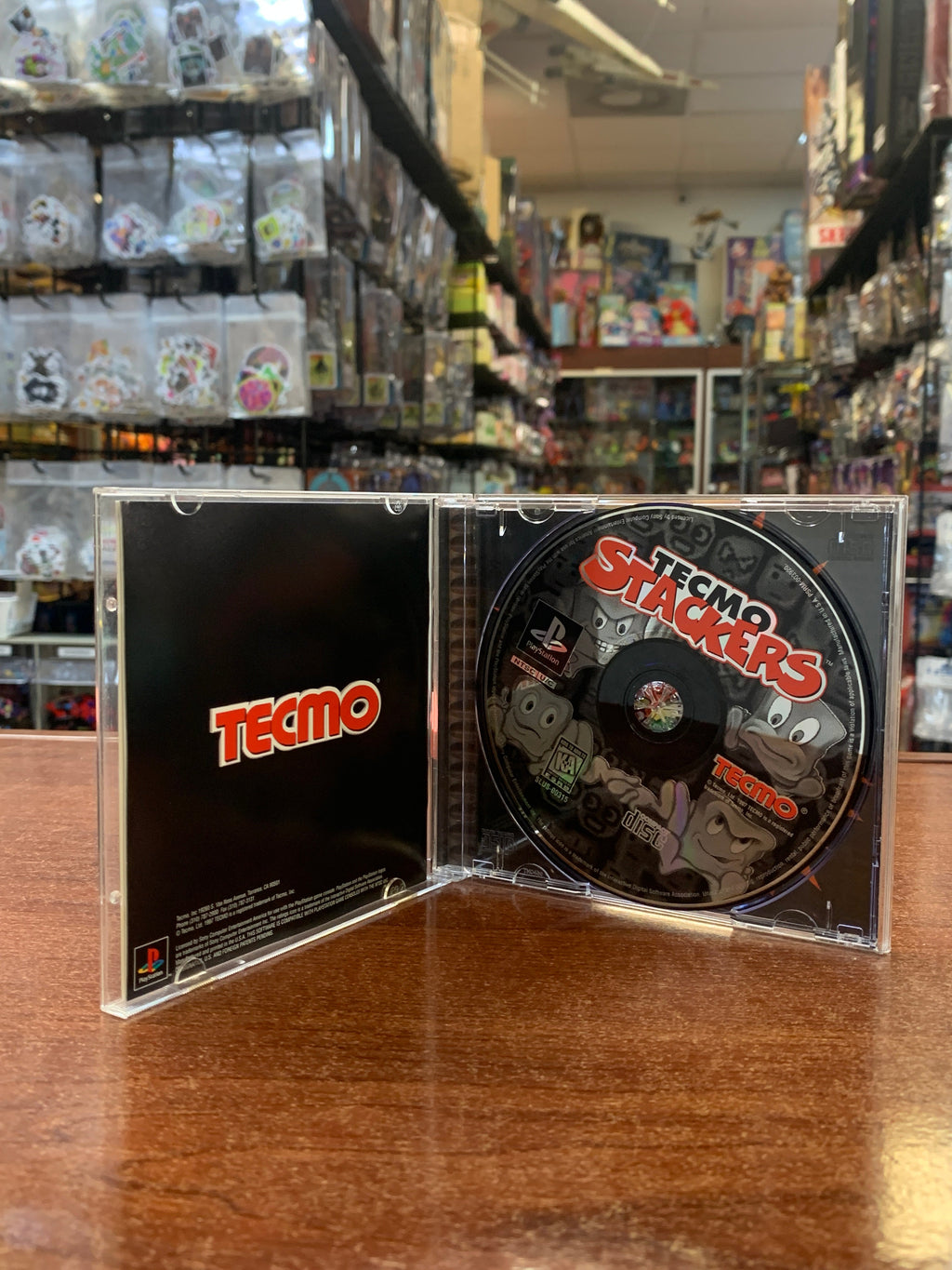 Tecmo Stackers (PS1 Playstation, Video Game) **TESTED**