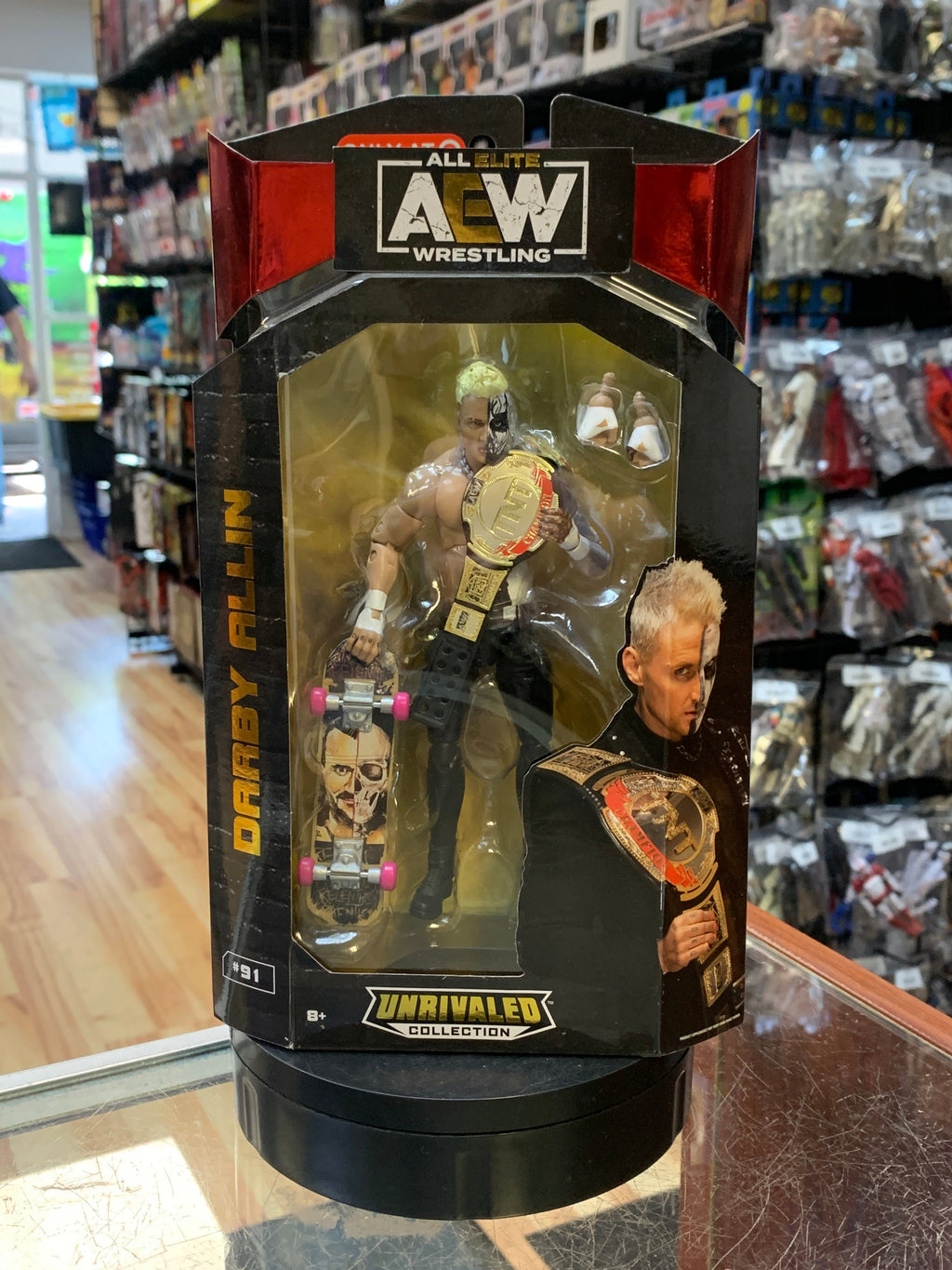 Darby Allin #91 (AEW Unrivaled Collection, Jazwares) **SEALED**