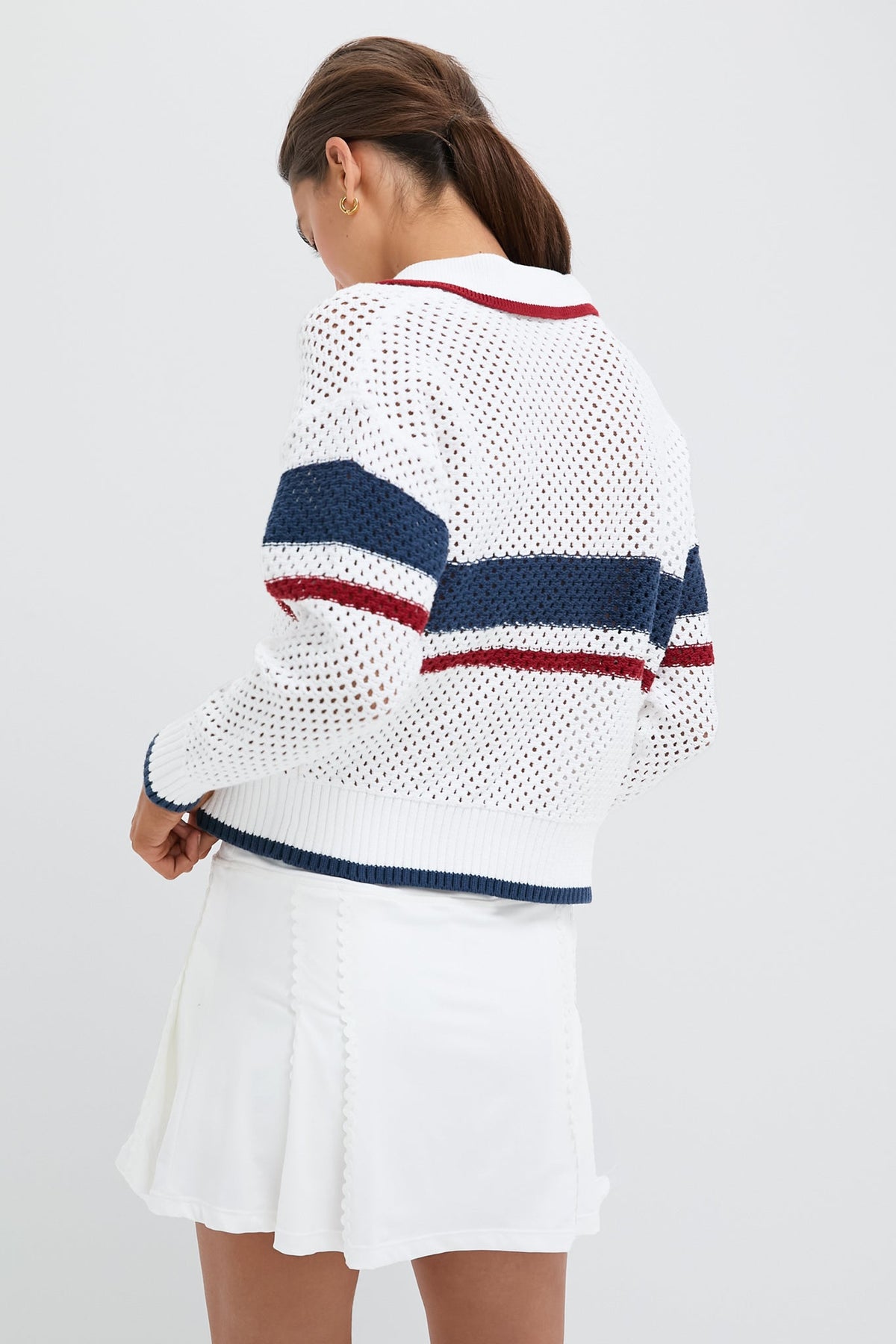 Americana Mesh Fischer Sweater