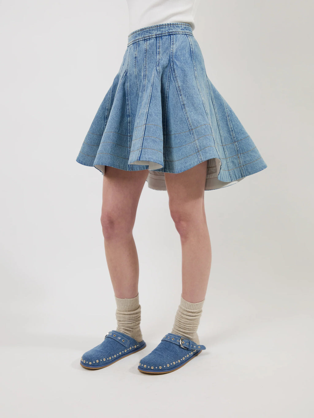 Aknvas Kalle Denim Skirt