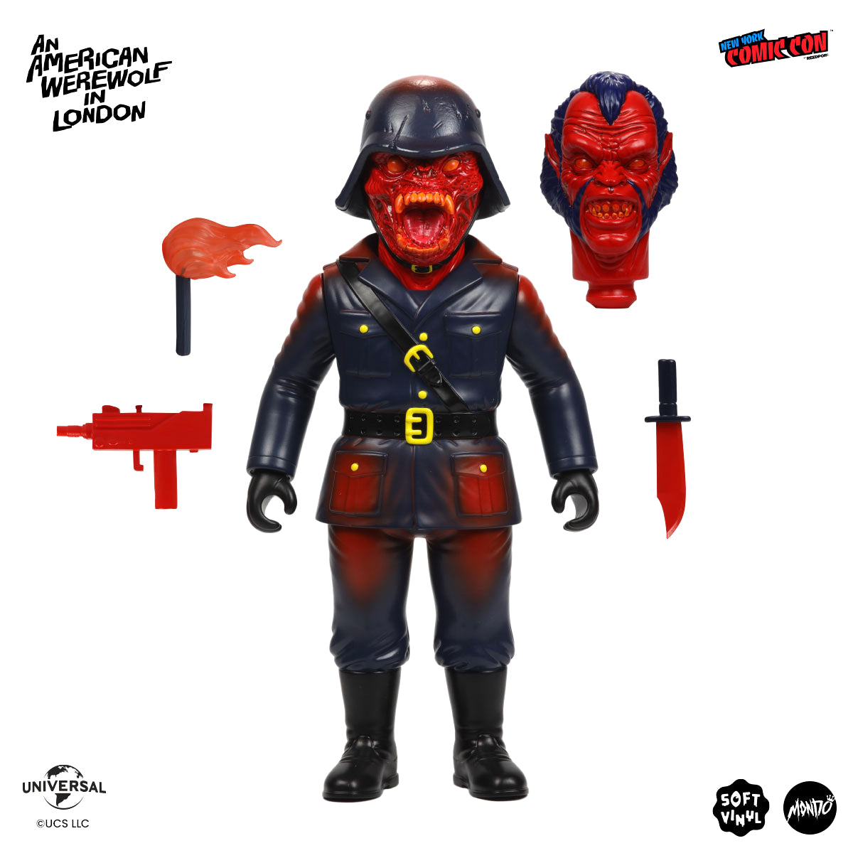 An American Werewolf in London - Nightmare Demon Mutant Soft Vinyl Figure  - Blood Moon Variant