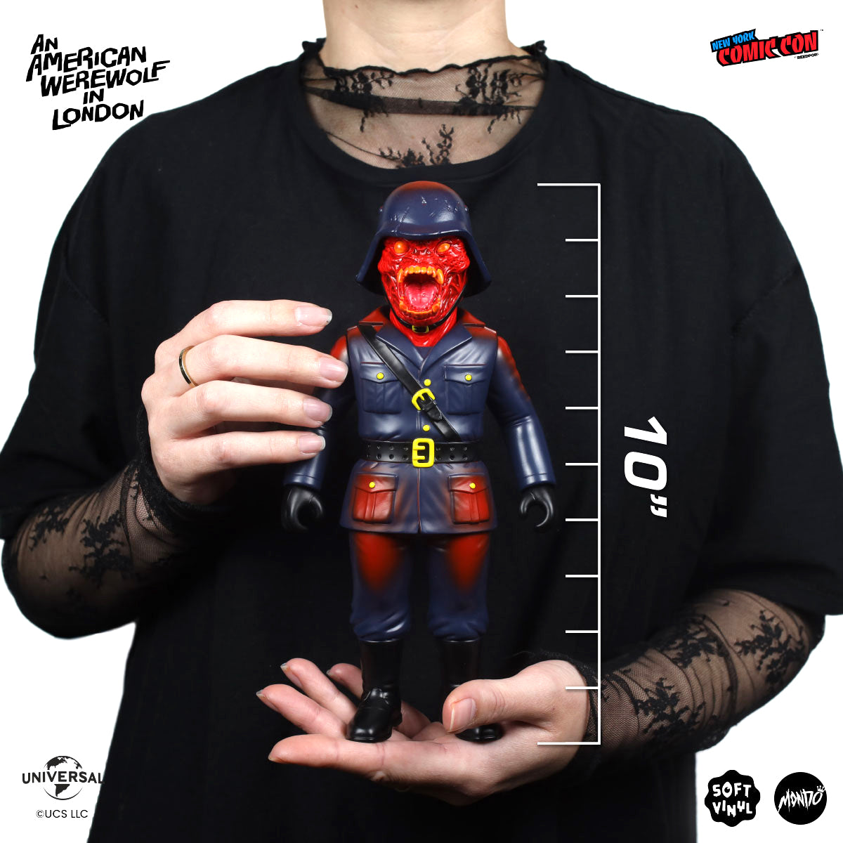 An American Werewolf in London - Nightmare Demon Mutant Soft Vinyl Figure  - Blood Moon Variant