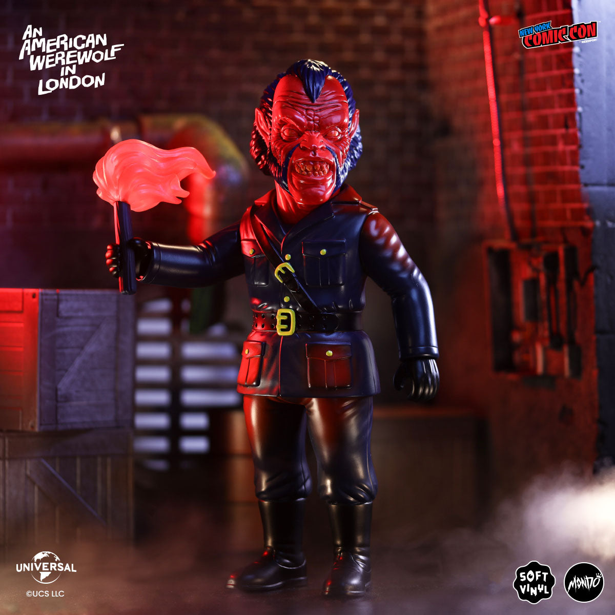 An American Werewolf in London - Nightmare Demon Mutant Soft Vinyl Figure  - Blood Moon Variant