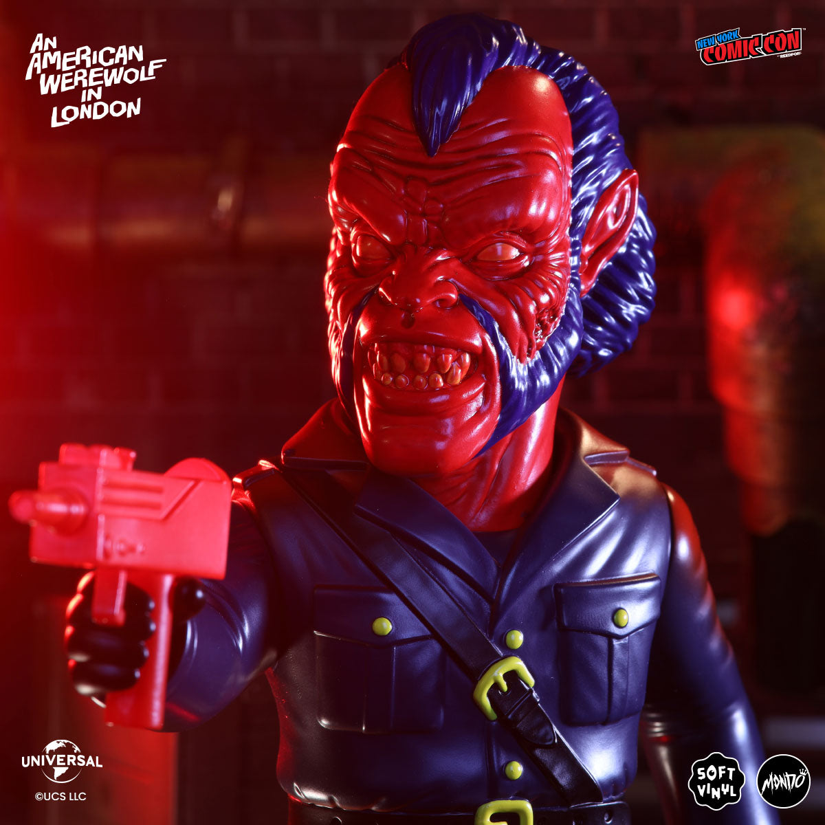 An American Werewolf in London - Nightmare Demon Mutant Soft Vinyl Figure  - Blood Moon Variant