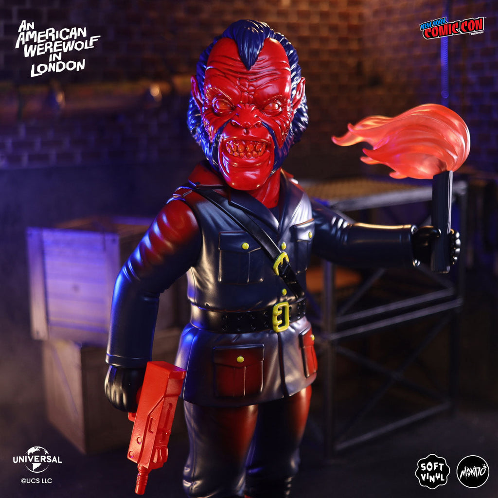 An American Werewolf in London - Nightmare Demon Mutant Soft Vinyl Figure  - Blood Moon Variant