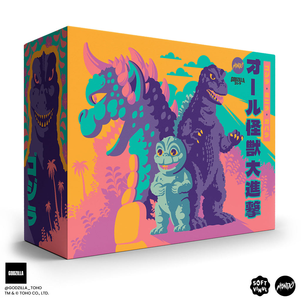 All Monsters Attack Soft Vinyl Figure Set - Tropical Variant