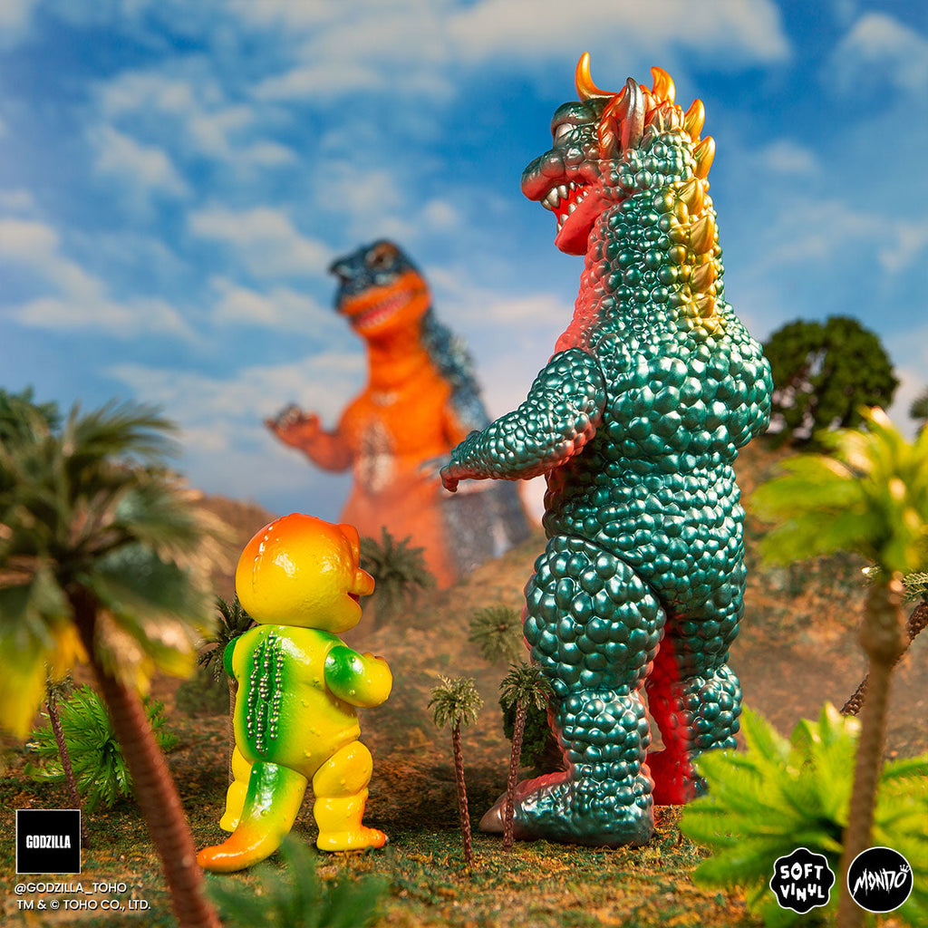 All Monsters Attack Soft Vinyl Figure Set - Tropical Variant
