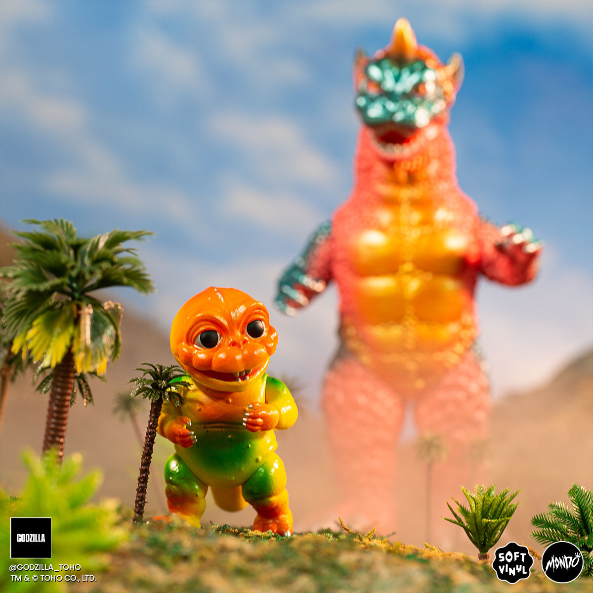 All Monsters Attack Soft Vinyl Figure Set - Tropical Variant
