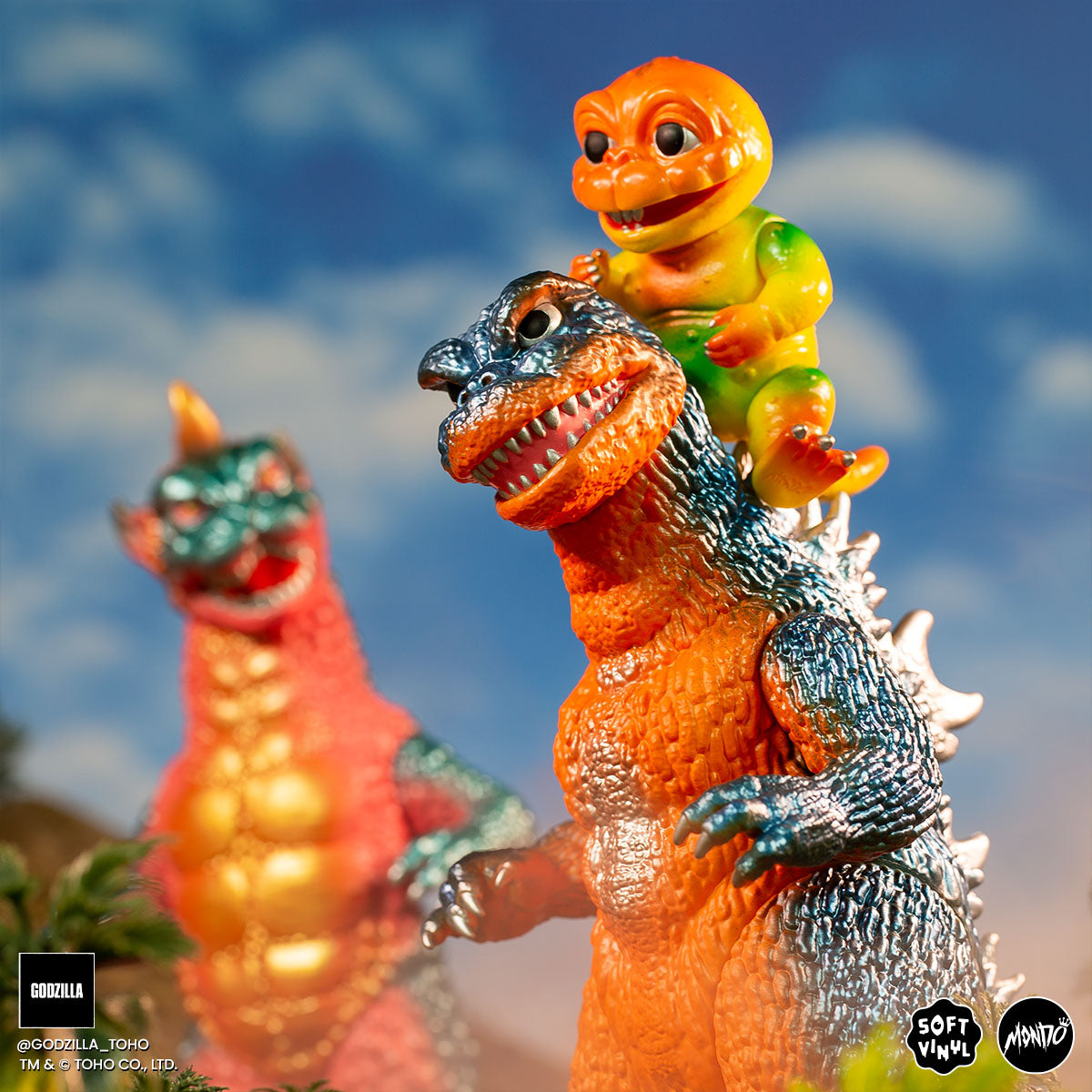 All Monsters Attack Soft Vinyl Figure Set - Tropical Variant