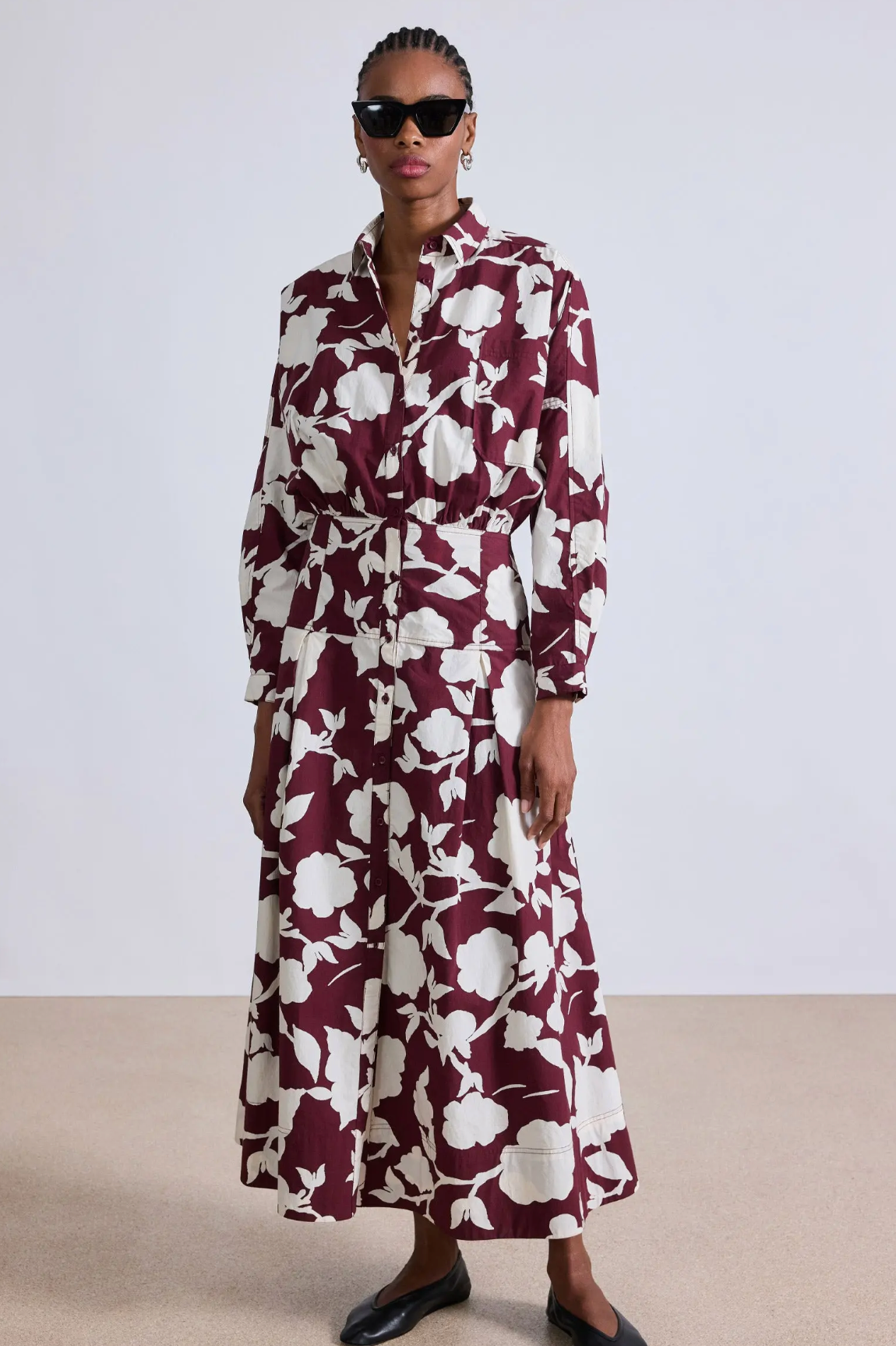 Apiece Apart Pietra Maxi Shirt Dress