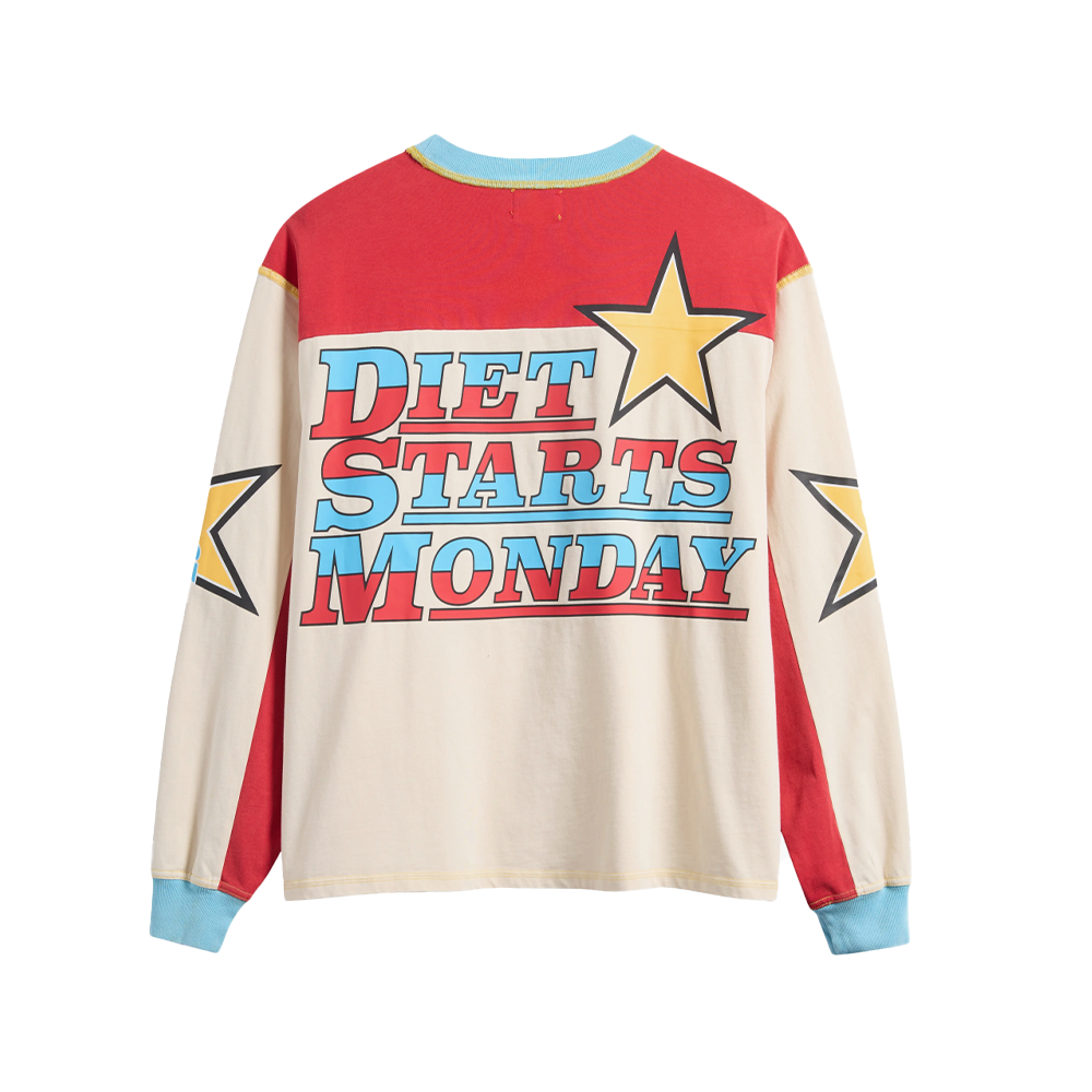 DSM Supercross Long Sleeve Red- White