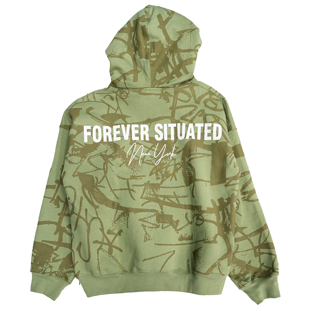 Forever Situated Graffiti Hoodie
