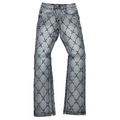 Denim Place Vicious Embellished Rinestone Flare Denim
