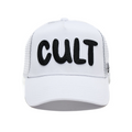 Cult of Individuality Cult's Cult Chain Logo Hat in White