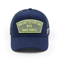 Cult's Logo Mesh Back Trucker Hat "Cant Do Epic Shit" in Midnight Blue