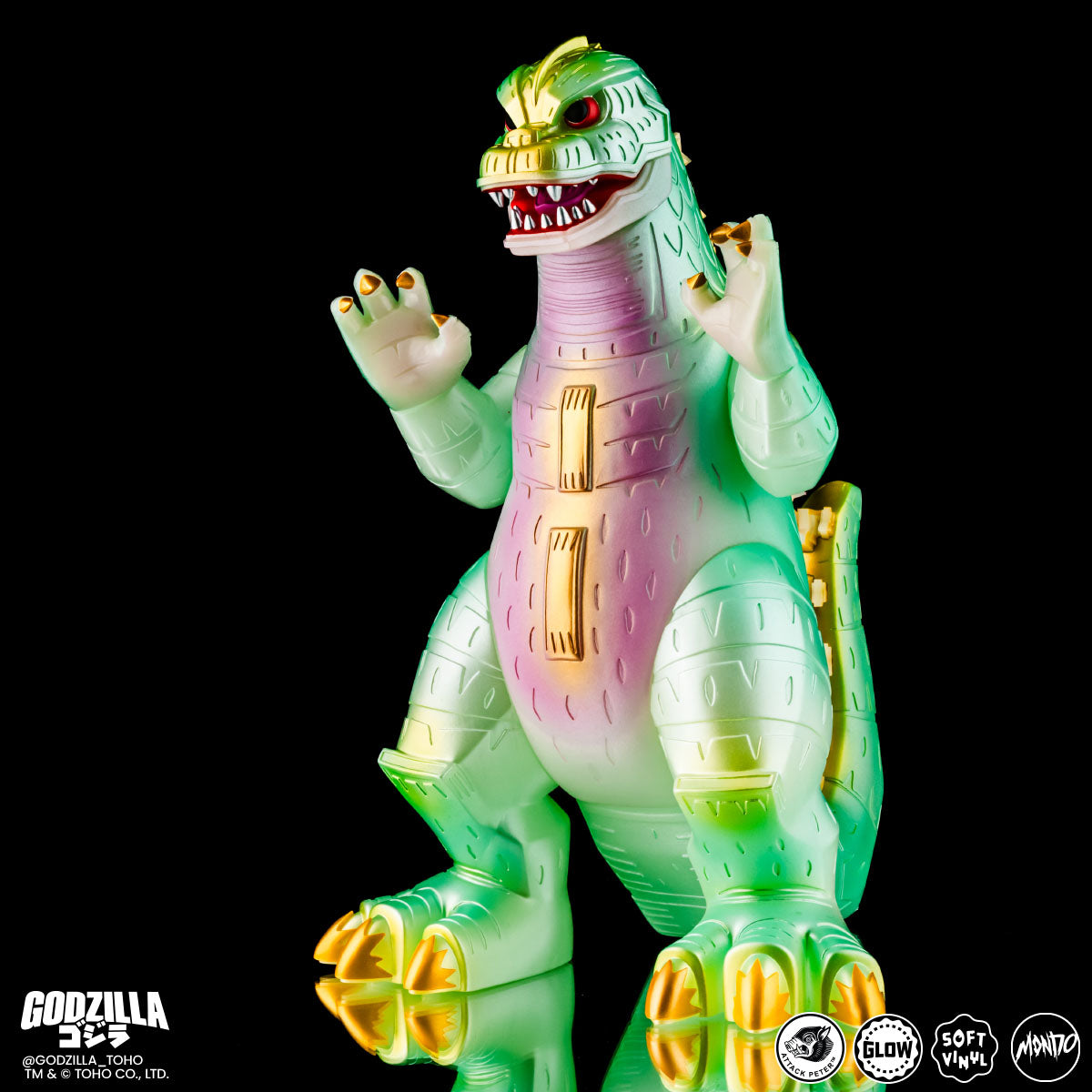 Godzilla - Vinyl Designer Figure by Attack Peter - Kaiju Night Light Variant