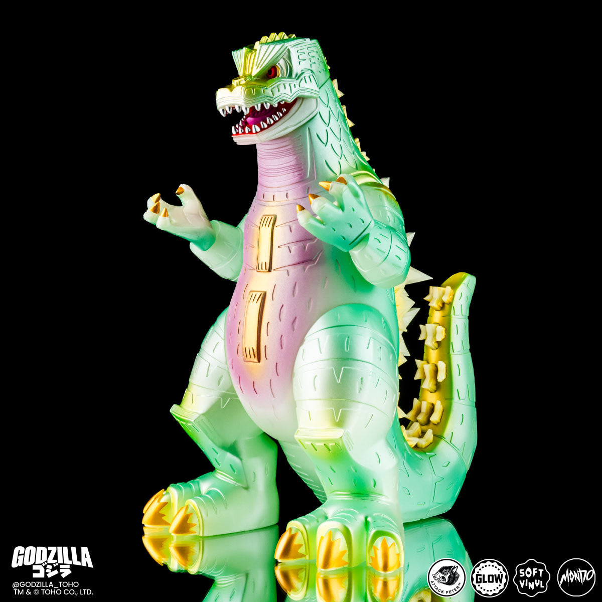 Godzilla - Vinyl Designer Figure by Attack Peter - Kaiju Night Light Variant