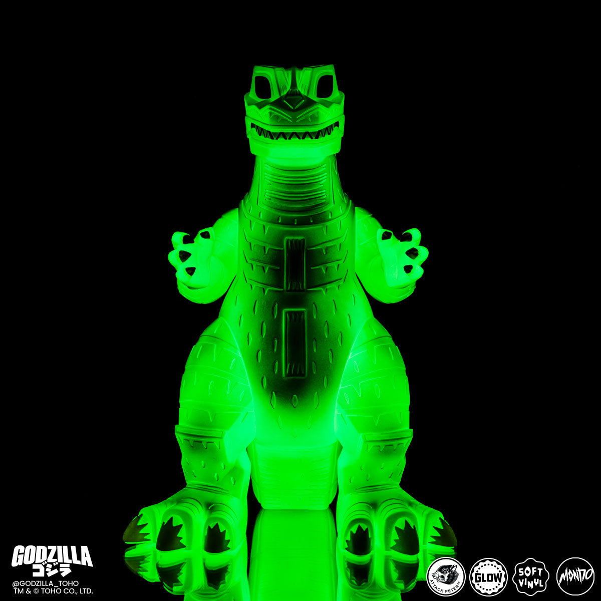 Godzilla - Vinyl Designer Figure by Attack Peter - Kaiju Night Light Variant