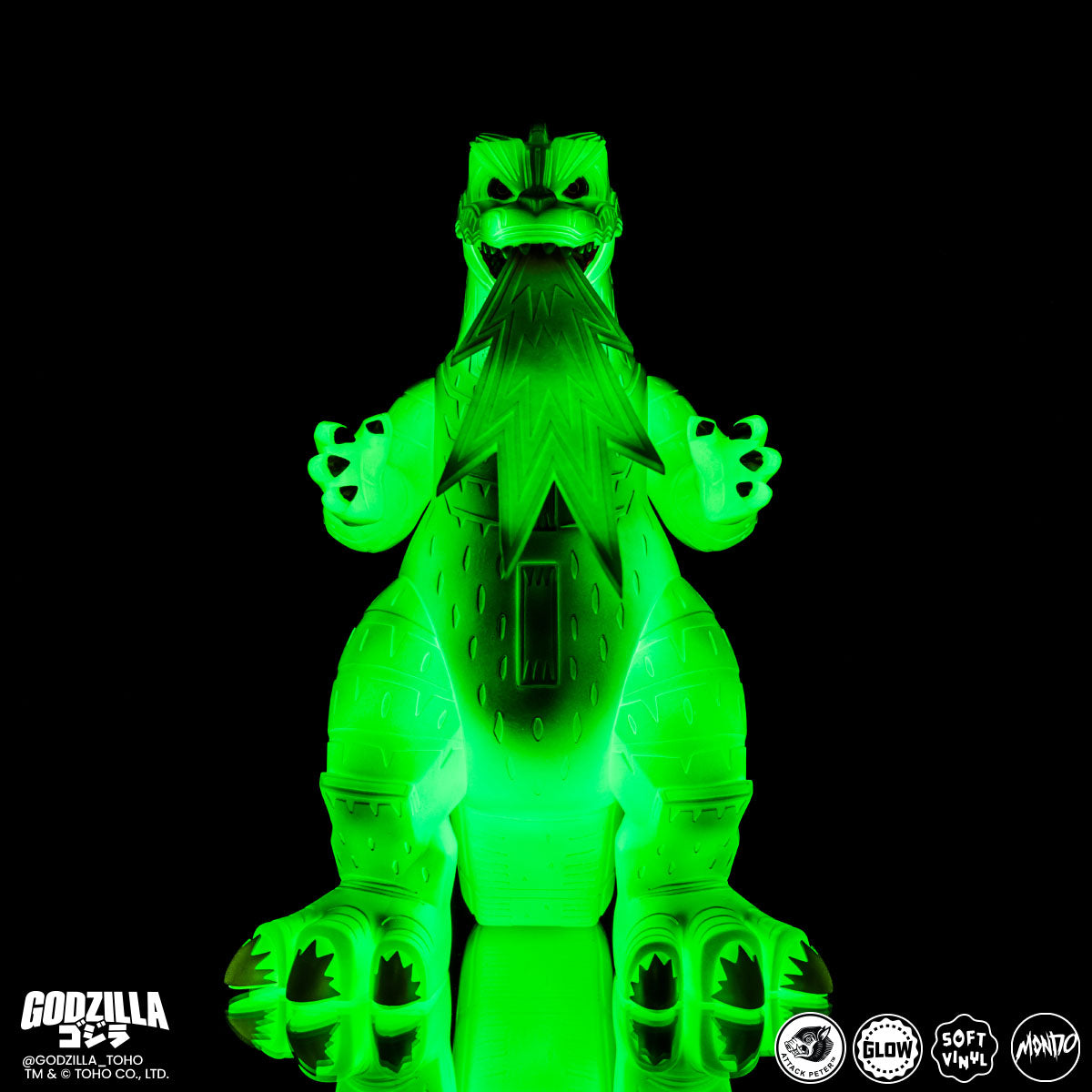 Godzilla - Vinyl Designer Figure by Attack Peter - Kaiju Night Light Variant